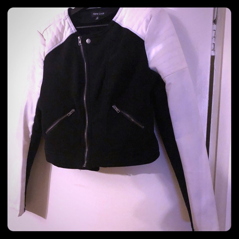 Crop Style Motorcycle Jacket
